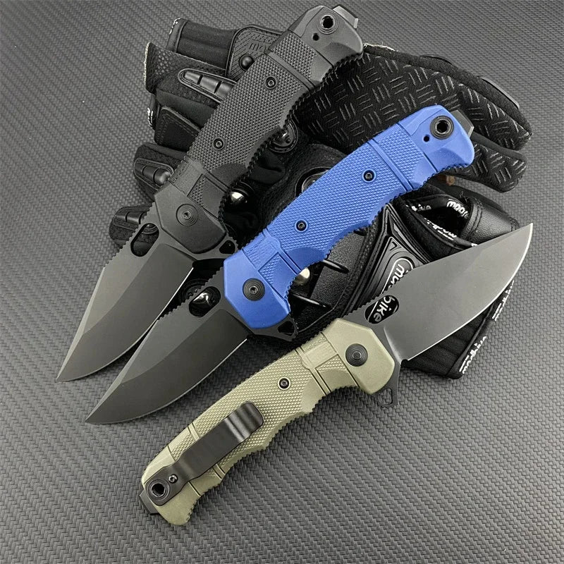 Pocket 42° 7.8CM Polychromatic Nylon Fiber Handle EDC Multi-purpose Outdoor Durable Camping Portable Folding Knife Gifts for Men