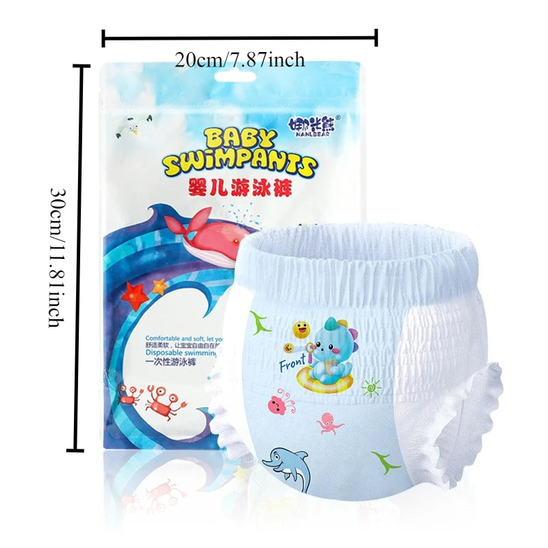 10PCS Diapers Baby Disposable Waterproof Infant Swimming Pants Maternal and Infant Products Health and Safety