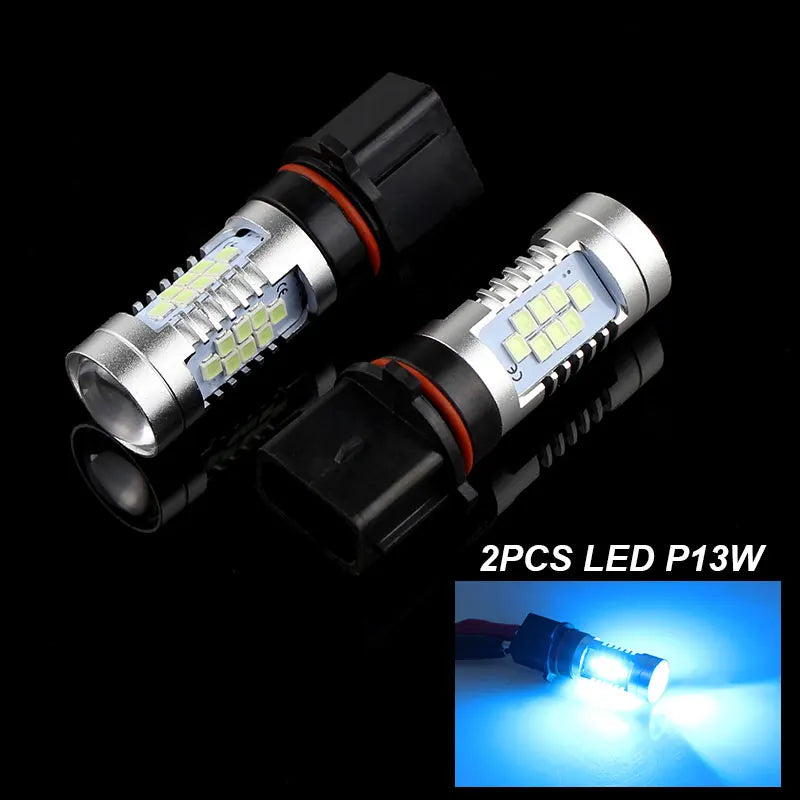 2pcs P13W Canbus No Error For Mazda CX-5 2013 2014 2015 SH23W LED Bulbs Daytime Running Light DRL Lamp White  Car Accessories