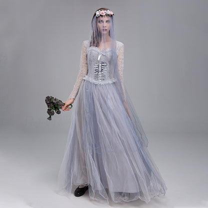 Foreign trade Europe and the United States Amazon Halloween cos clothes ladies ghost bride dress cosplay costumes suit