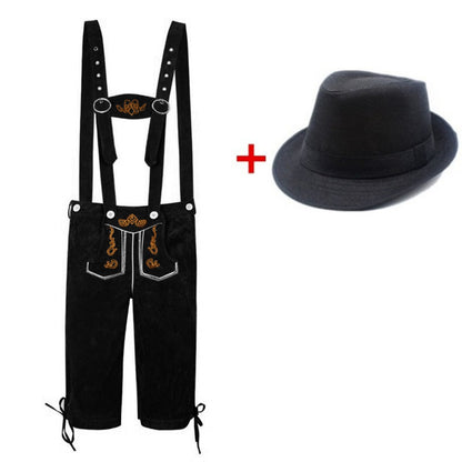 Foreign Trade Wish Hot Sale Adult Men's Beer Pants Hat suit Germany Oktoberfest Clothing Men's Clothing