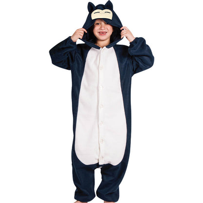Pokemon Cos Clothing Kabi Beast Home Family Clothing Comic Pajamas Cartoon Animation Halloween Character Performance Clothing