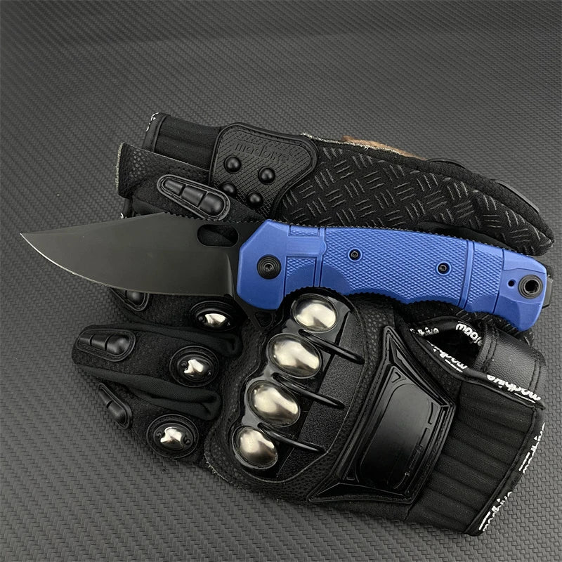 Pocket 42° 7.8CM Polychromatic Nylon Fiber Handle EDC Multi-purpose Outdoor Durable Camping Portable Folding Knife Gifts for Men