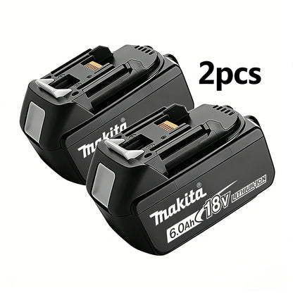 Original Makita 18V 6.0Ah Li-ion Battery, BL1860B LXT Lithium Ion Replacement Power Tool Battery.