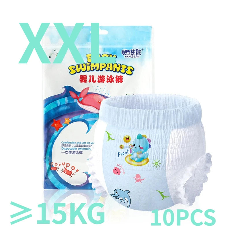 10PCS Diapers Baby Disposable Waterproof Infant Swimming Pants Maternal and Infant Products Health and Safety
