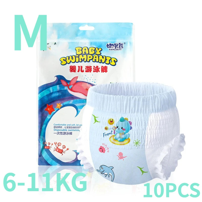 10PCS Diapers Baby Disposable Waterproof Infant Swimming Pants Maternal and Infant Products Health and Safety