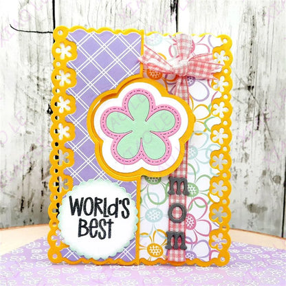 Happy Easter Egg 2026 New Flowers Metal Cutting Dies Scrapbook Diary Decoration Stencil Embossing Template DIY Greeting
