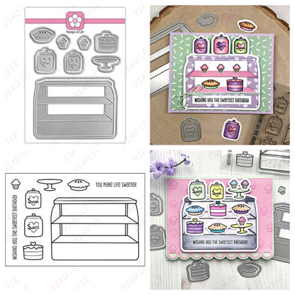 Happy Easter Egg 2026 New Flowers Metal Cutting Dies Scrapbook Diary Decoration Stencil Embossing Template DIY Greeting