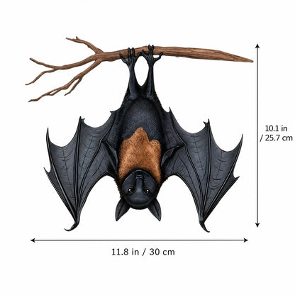 Halloween Bat Pendant Scary Bat Hanging Ornament for Tree Porch Haunted House Indoor Outdoor Scene Layout Party Decor