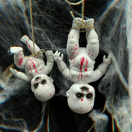 Halloween Hanging Ghost Dolls Spooky Tricky Toys Ornament Horror Atmosphere Bar Courtyard Prop Happy Halloween Day Party Decor