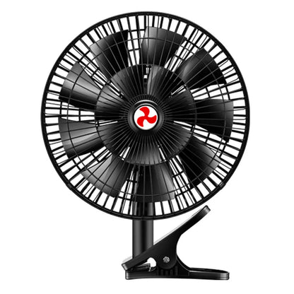 24V Large Truck 12V Strong Wind Silent Cooling Multi-angle Adjustment Car Fan
