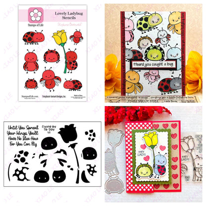 Happy Easter Egg 2026 New Flowers Metal Cutting Dies Scrapbook Diary Decoration Stencil Embossing Template DIY Greeting